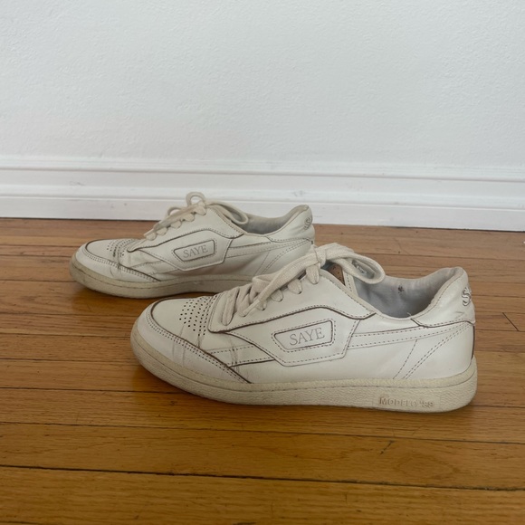 Saye Modelo ‘89 Leather White Sneakers - Picture 1 of 5